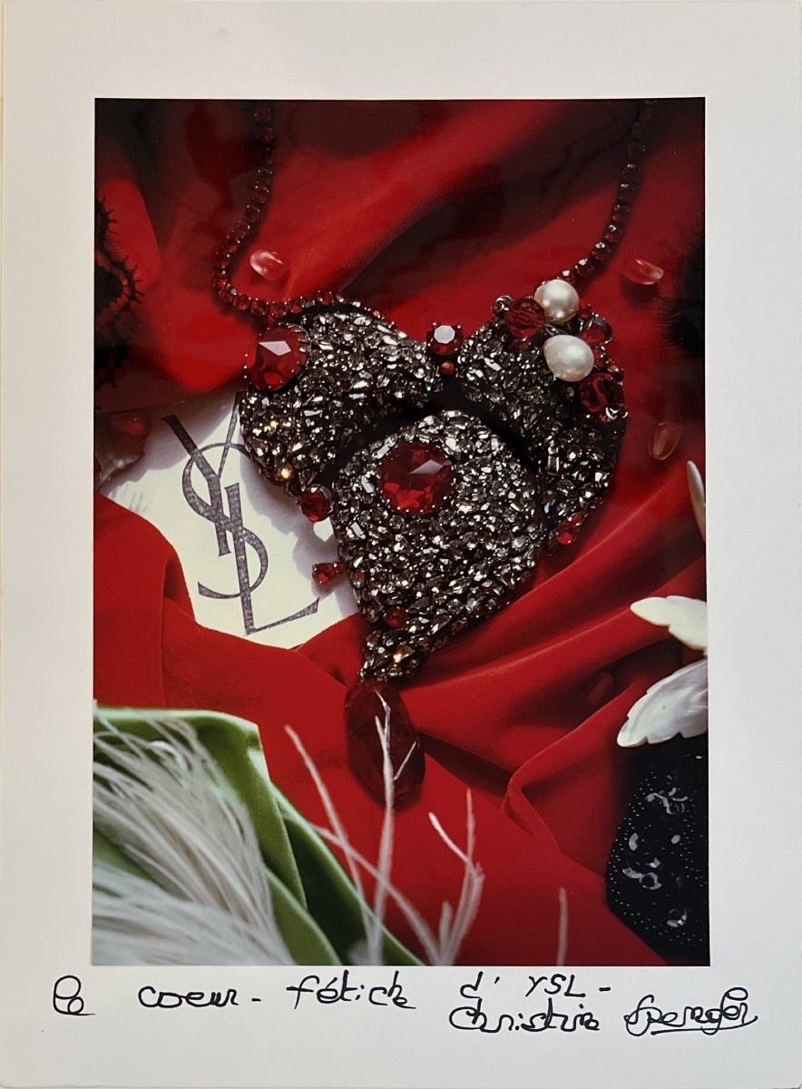 Christine Spengler - Yves Saint Laurent's "le Coeur Fétiche" - Silver Print - 1990