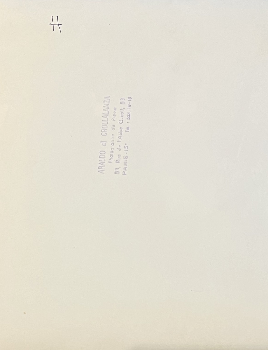 Araldo Di Crollalanza - Salvador Dalí - Silver Print - Photographer's Stamp-photo-2