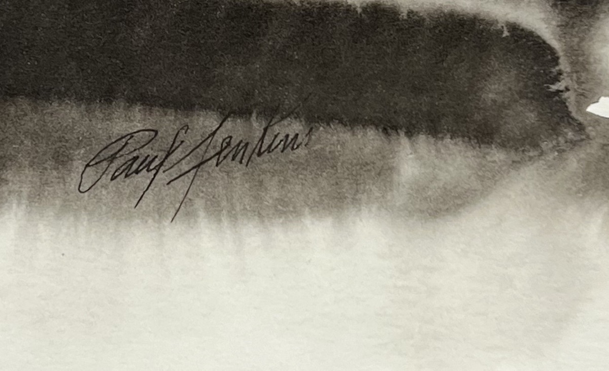 Paul Jenkins - The man who has a secret - Encre SUR PAPIER - 1986-photo-2