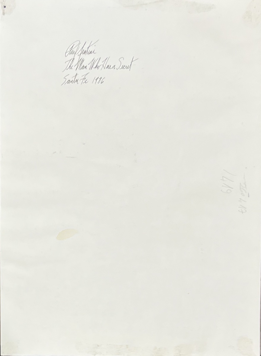 Paul Jenkins - The man who has a secret - Encre SUR PAPIER - 1986-photo-3