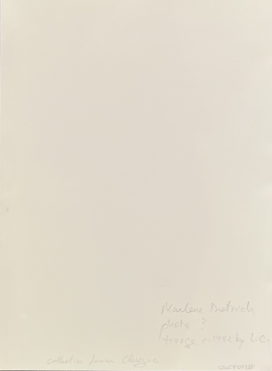 Richard Avedon - Marlène Dietrich - Ritz, Paris -Épreuve argentique -  Août 1955  - Tirage 1982-photo-2