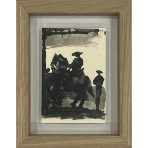 Pablo Picasso - Toros & Toreros VI - Dédicace Sur Carte Lithographiée - (19)59