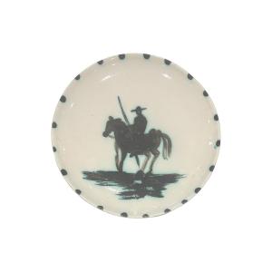 Pablo Picasso - Picador Model Plate - Earthenware, Terracotta, Oxidized Paraffin - 1952