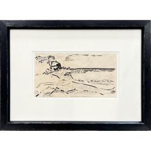Léopold Survage - Bord de mer - Gouache - (19)10
