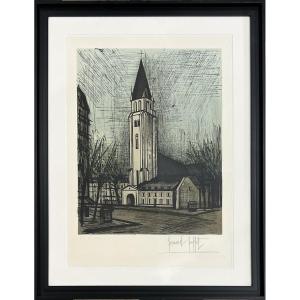 Bernard BUFFET - Saint Germain-des-Pres - Lithographie - 1965