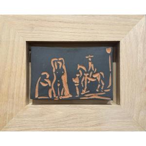 Pablo Picasso - Figure And Riders - Madoura Workshop - Glazed Terracotta - 1968