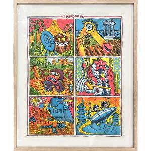 Hervé DI ROSA - Histoirosa 84 - Lithographie - 1984
