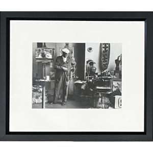 Edith Michaelis - Georges Braque dans son atelier - Épreuve argentique - 1961