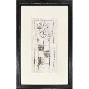 Roger Bissière - Sans Titre - Technique Mixte - Pastel, craie, huile