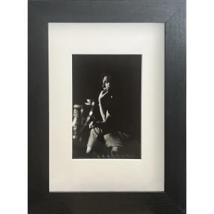 Peter Beard - Portrait de Francis Bacon, dans son atelier, Londres - Épreuve argentique - 1972