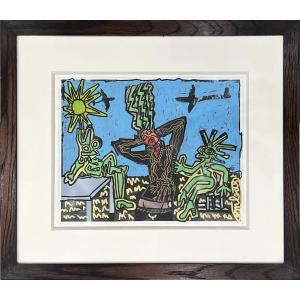 Robert Combas - Sans Titre - Technique Mixte 