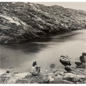 Robert Descharnes - Gala de dos à Port Lligades - Épreuve argentique- circa 1965