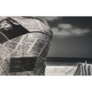 Roger Vulliez - La Plage - Épreuve argentique