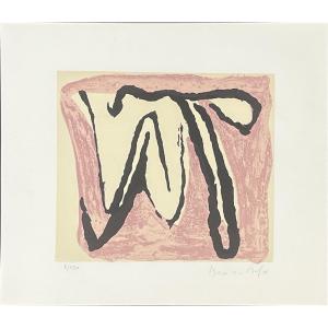 Bram Van Velde - Sans titre - Lithographie en couleurs - 1973
