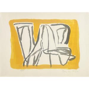 Bram Van Velde - Sans titre - Lithographie en couleurs - 1973