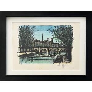 Bernard Buffet - Paris, The Pont Neuf - Lithograph - Mourlot - 1968