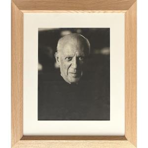 Edward Quinn - Portrait Of Pablo Picasso - Silver Print - Signed For Bernadette De Wilde