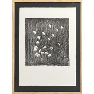 Hans Hartung - H-12-1973 - Black-and-white Lithograph - 1973