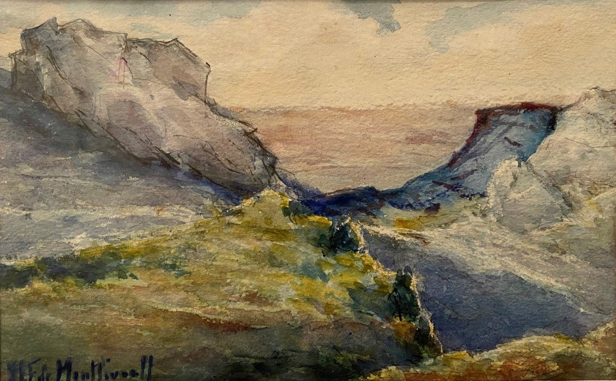 Charles Joly, Dit Montlivault (1835-1897)-Le canyon -photo-2