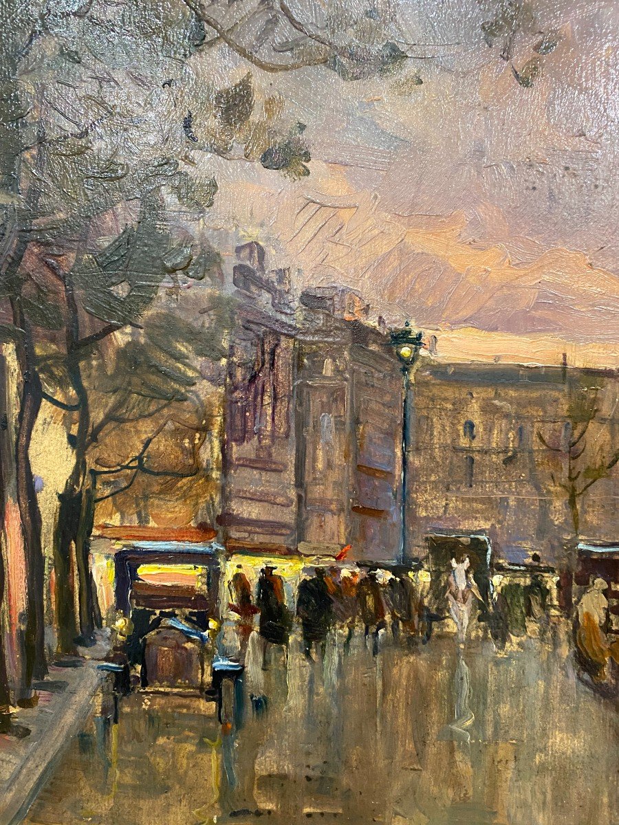 Georges LAPCHINE (1885-1951)- Paris, Place de la Madeleine -photo-2