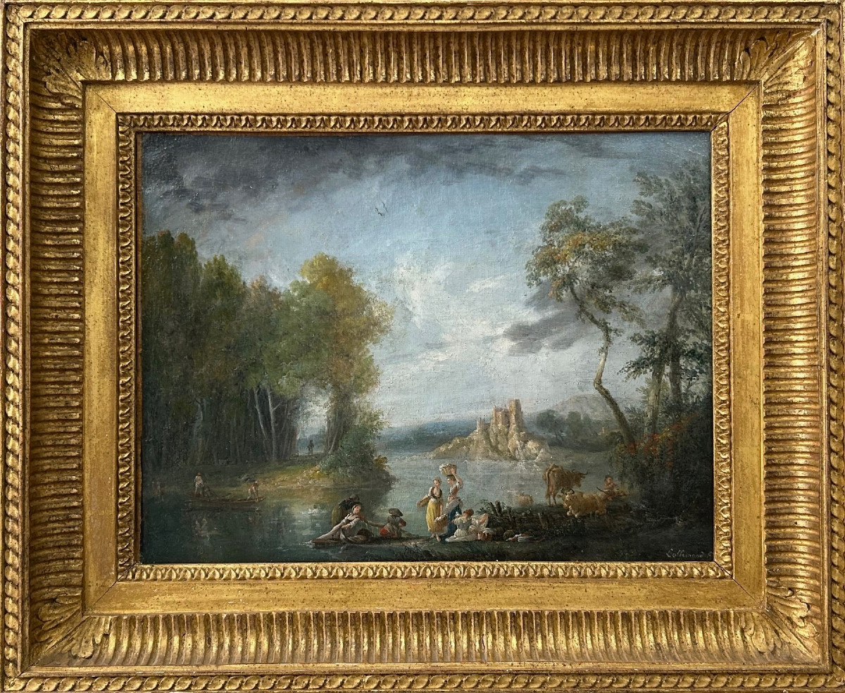 Jean-baptiste Lallemand (1716-1803) - The Washerwomen