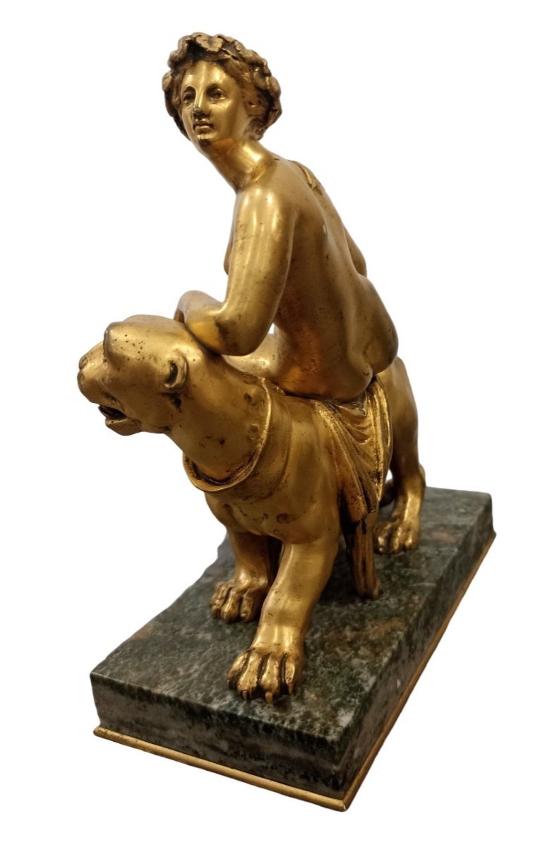Ariane Sur La Panthère - Bronze - d'Après Johann Heinrich Dannecker-photo-4