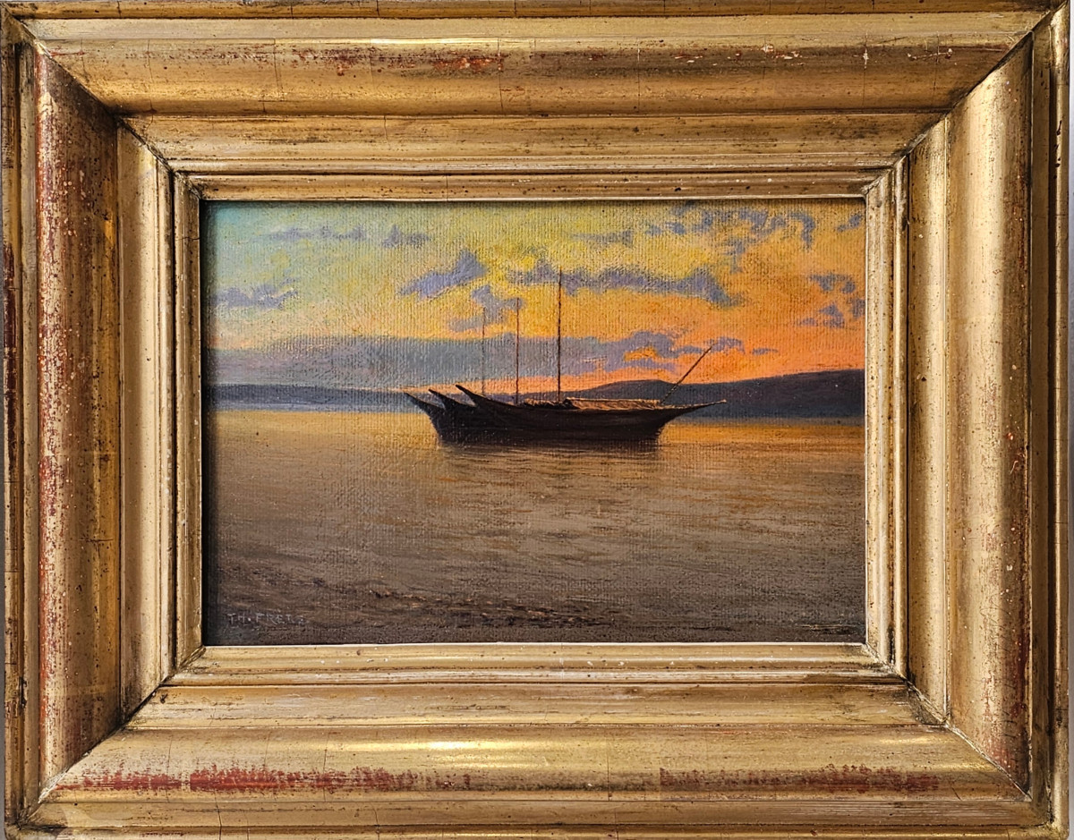 Charles-Théodore Frère (1814-1888) - Mouillage Sur Le Nil 