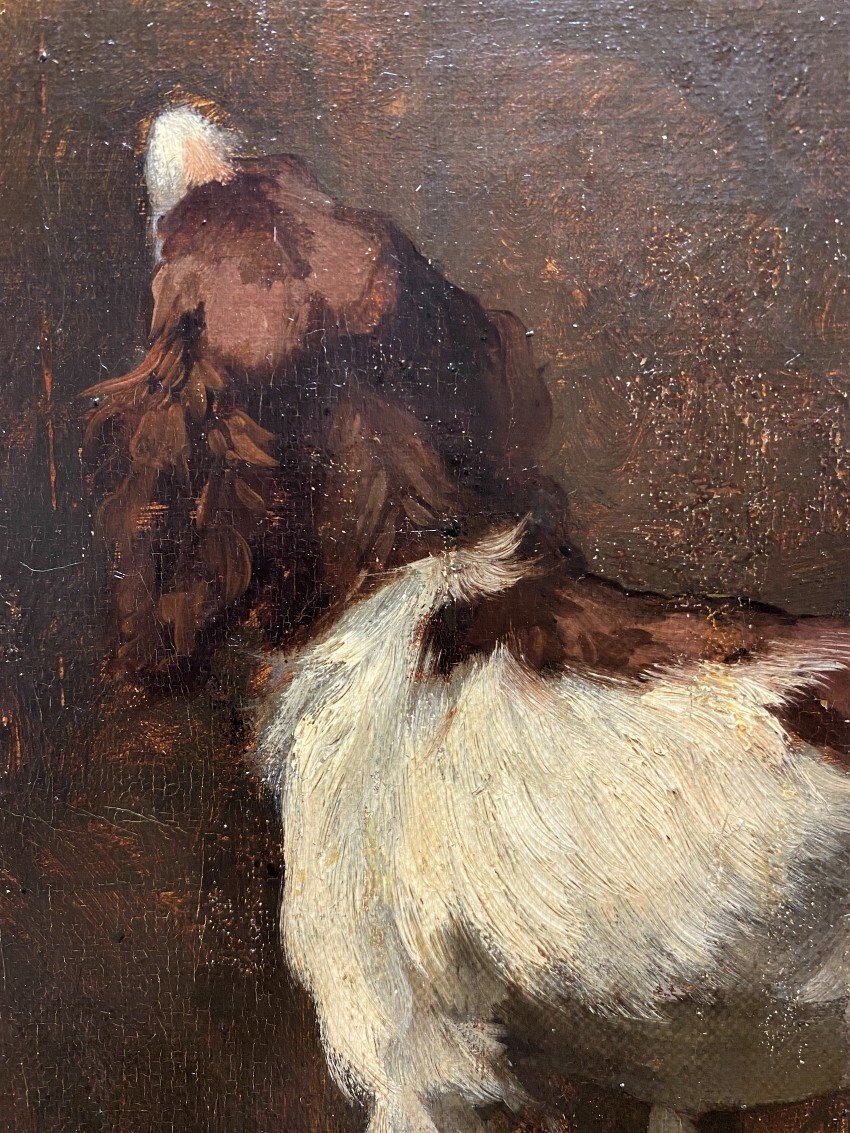 Wilheim Leibl (1844-1900)-le Chien De Chasse-photo-3
