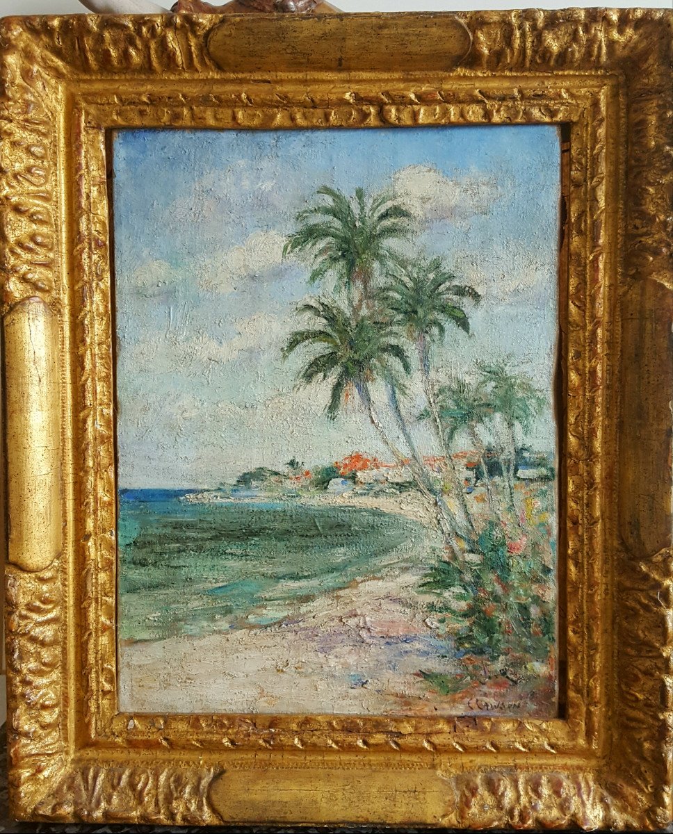 Ernest Lawson (1873-1939) - Beach In Miami-photo-2
