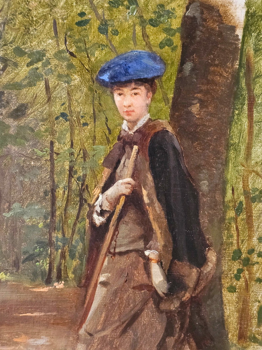 Giuseppe De Nittis (1846-1884) - The Walk In The Bois De Boulogne-photo-3