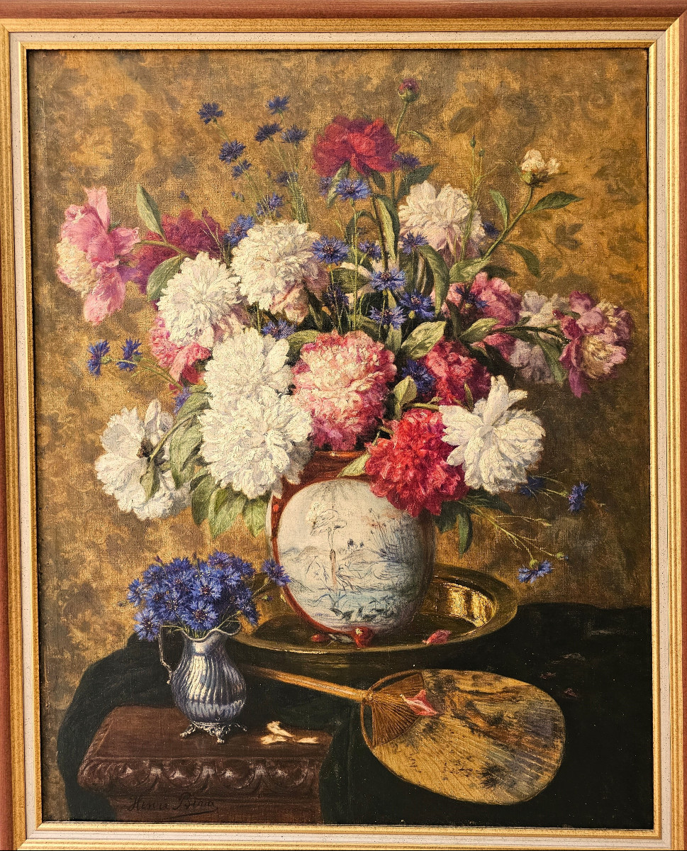 Henri Biva (1848-1929) - Nature morte japonisante-photo-2