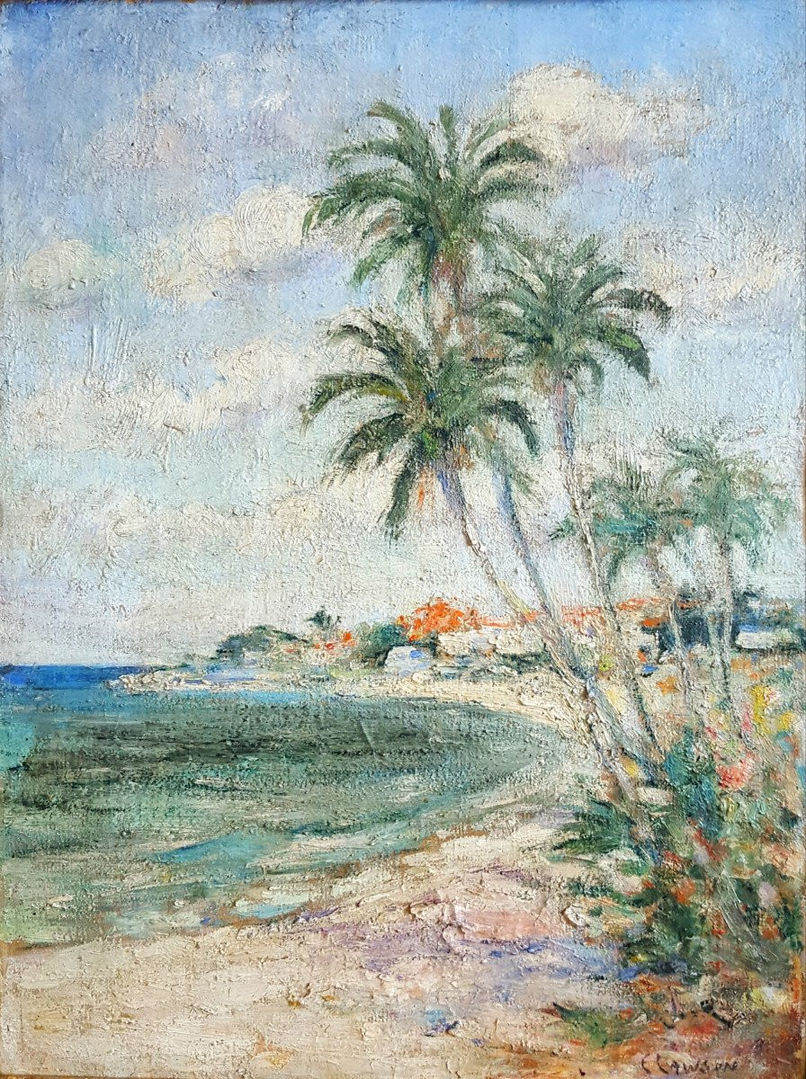 Ernest Lawson (1873-1939) - Beach In Miami 