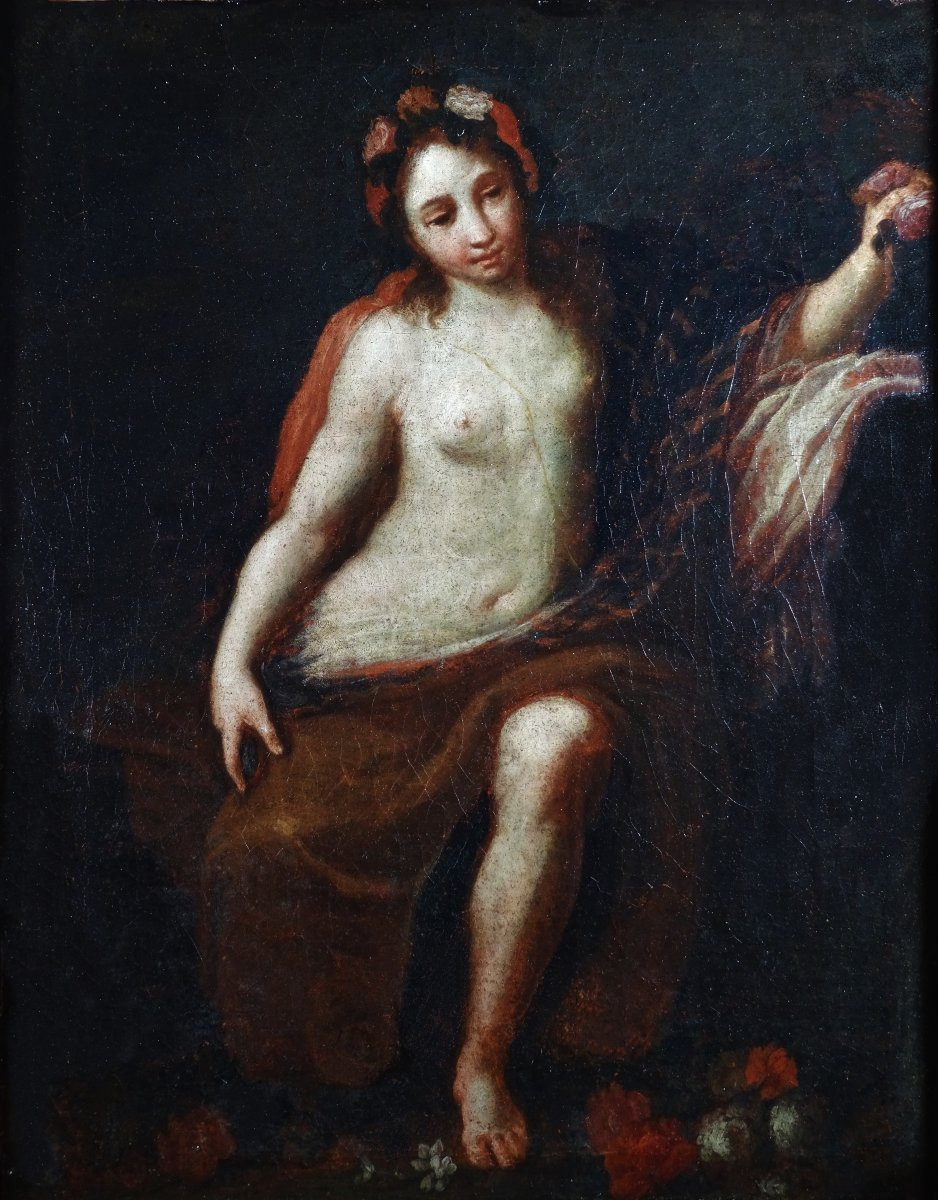 Giuseppe Maria Crespi (1665-1747) (Attribué) - Flora-photo-3