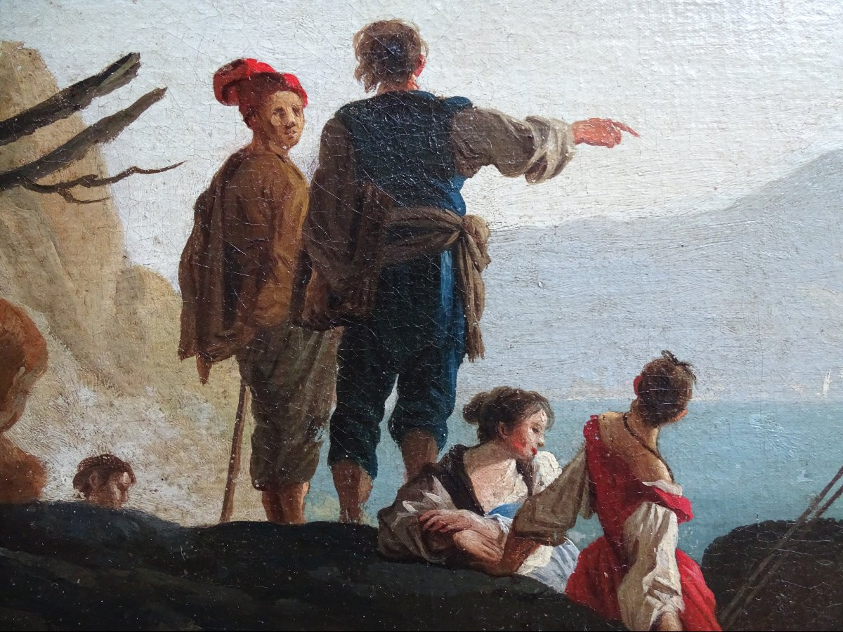  Joseph Vernet (1714-1789) Landing On The Almafitaine Coast-photo-2