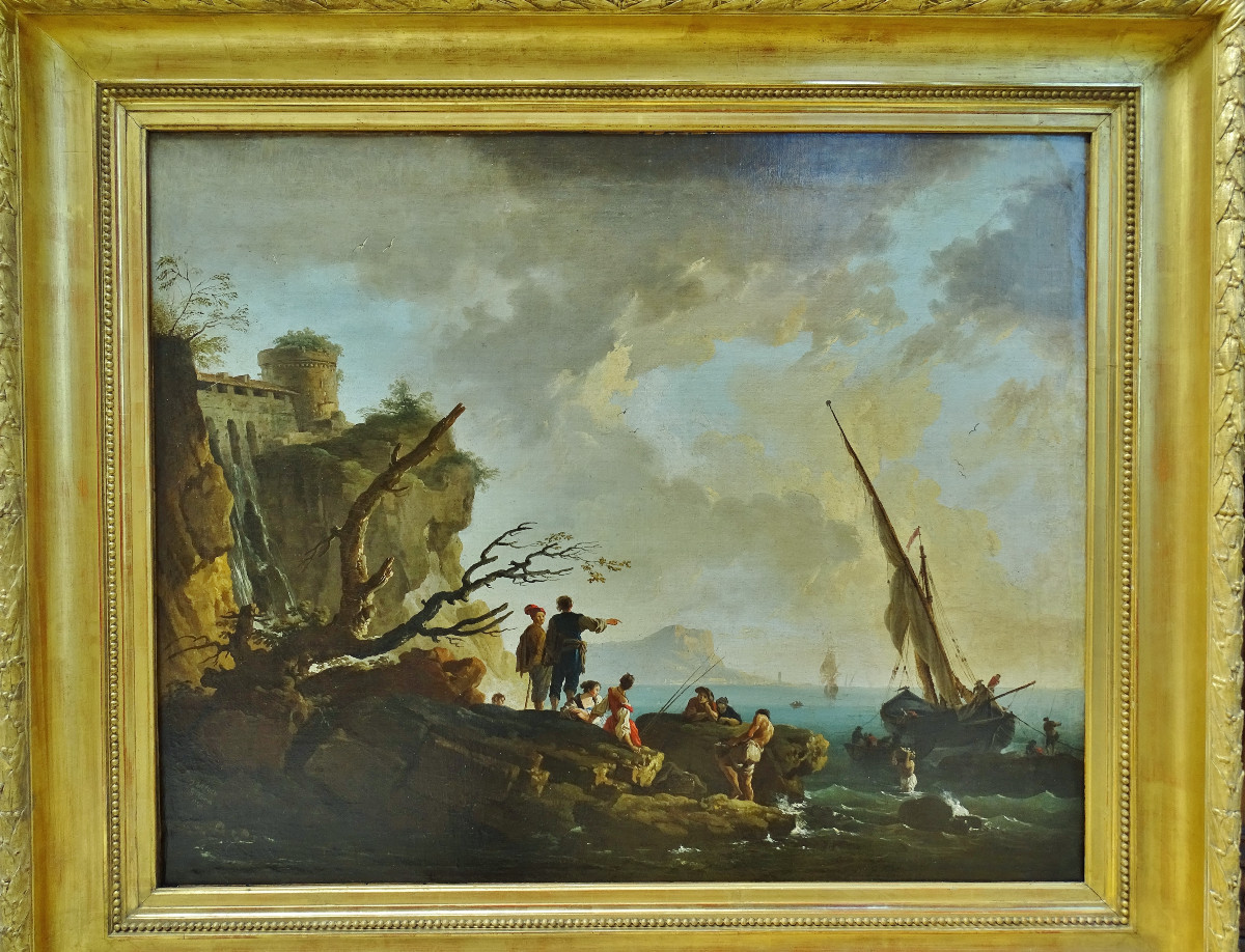  Joseph Vernet (1714-1789) Landing On The Almafitaine Coast