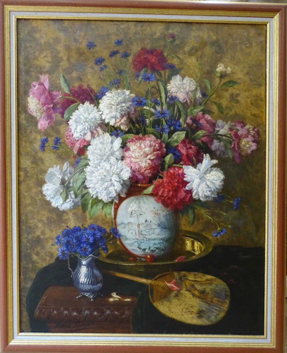 Henri Biva (1848-1929) - Nature morte japonisante-photo-2