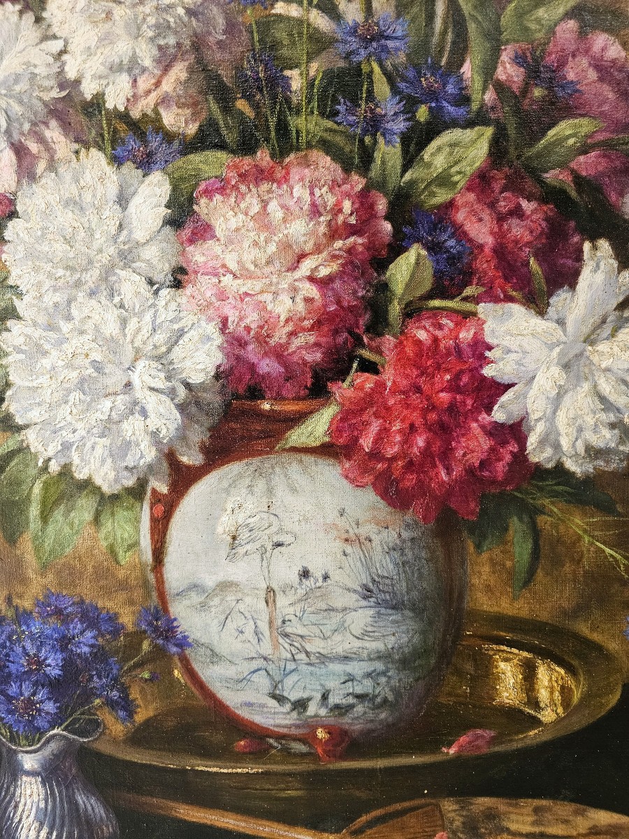 Henri Biva (1848-1929) - Nature morte japonisante-photo-2