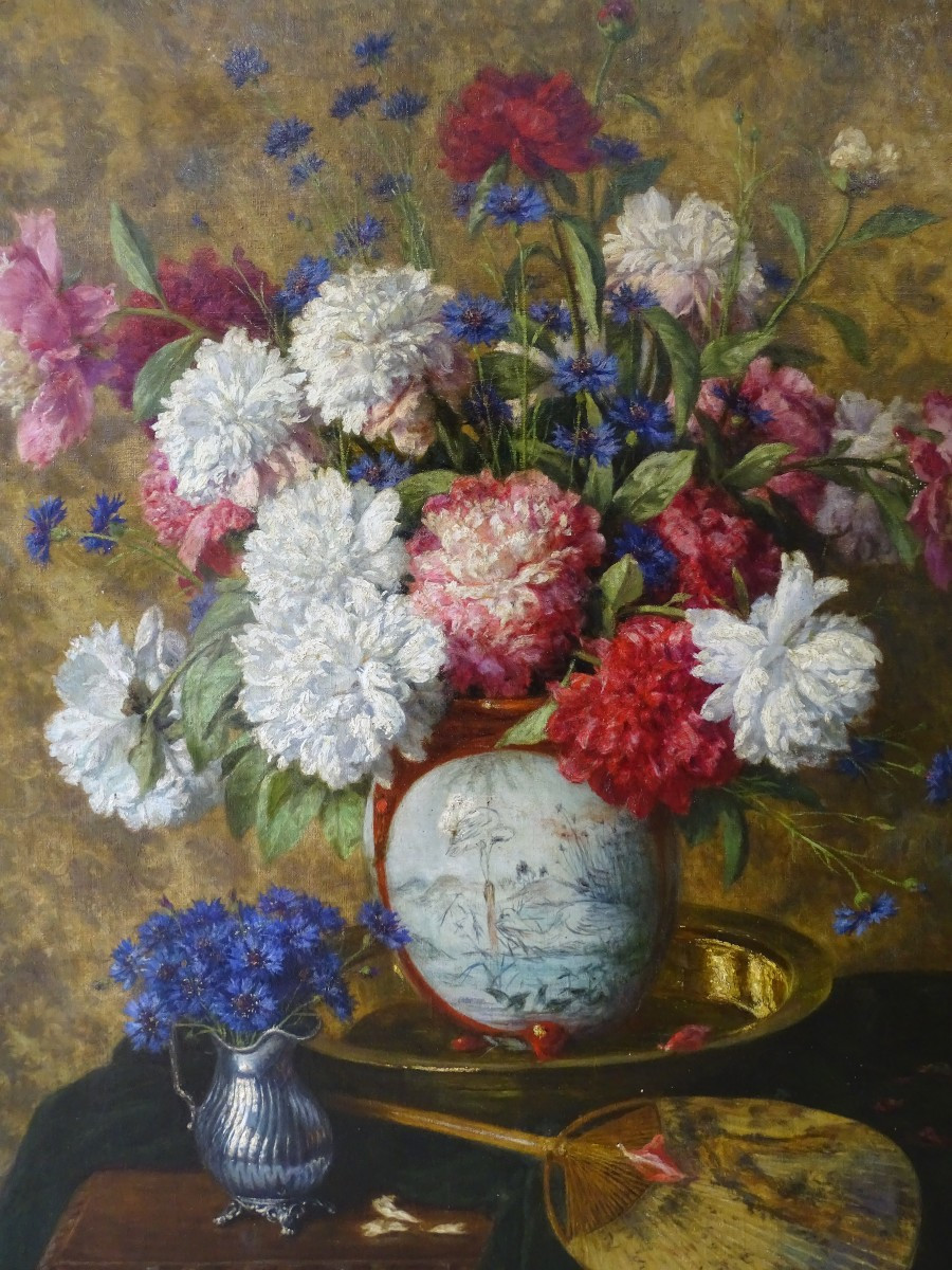 Henri Biva (1848-1929) - Nature morte japonisante-photo-5