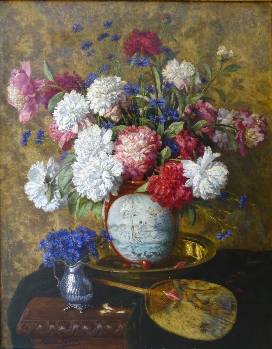 Henri Biva (1848-1929) - Nature morte japonisante