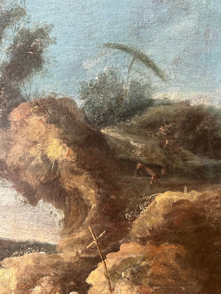 Antonio Maria Marini ( 1668-1725) -saint Jérôme Dans Un Paysage -photo-4