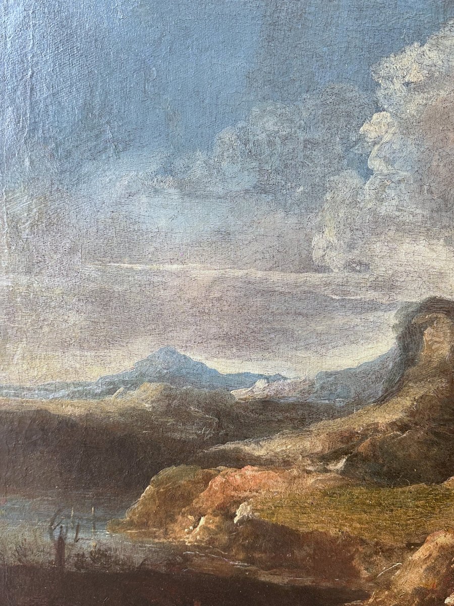 Antonio Maria Marini ( 1668-1725) -saint Jérôme Dans Un Paysage -photo-1