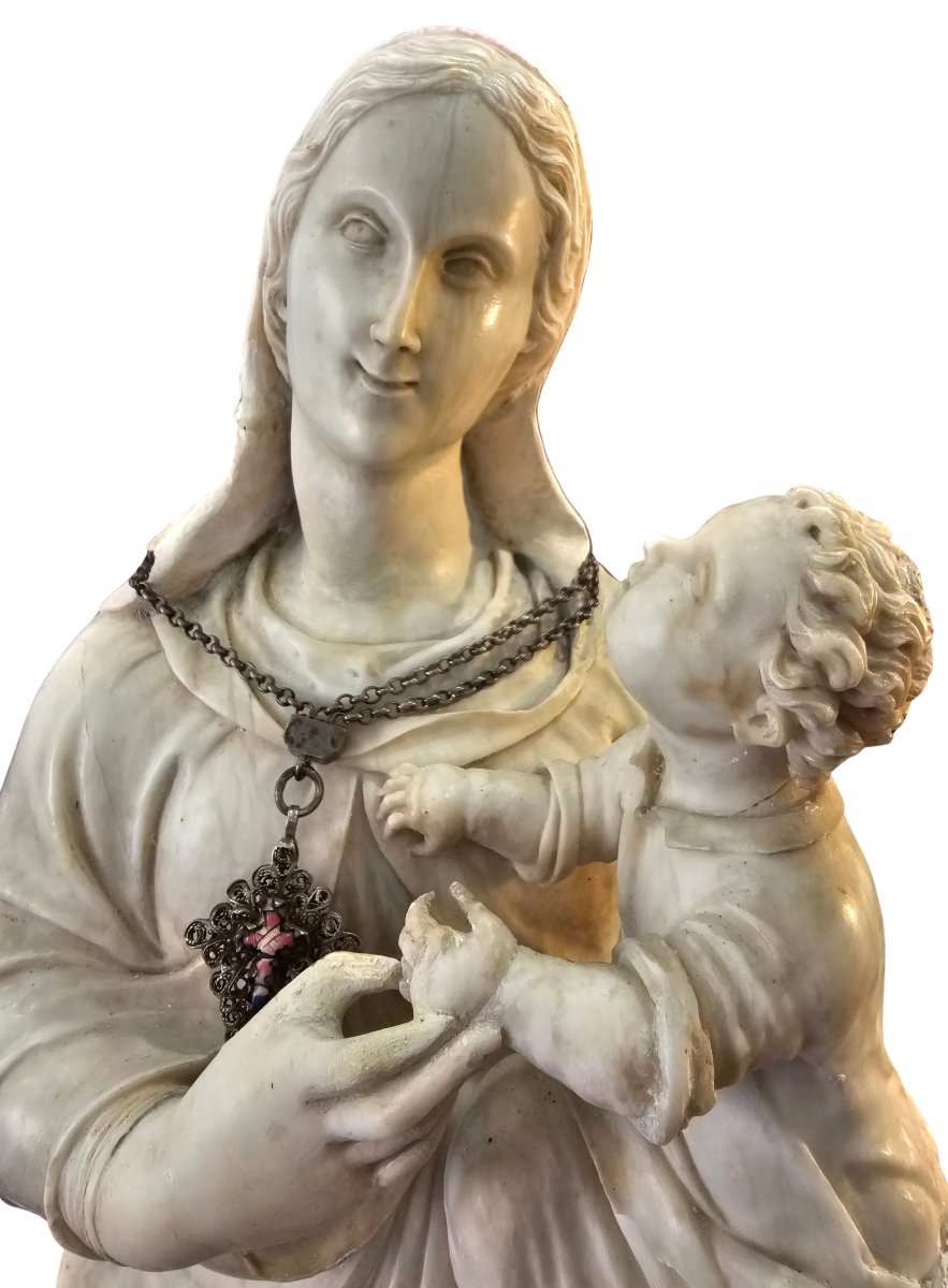 Vierge de Trapani - XVè/XVIè siècle-photo-3