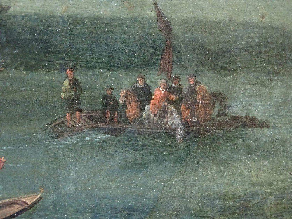 Pieter Casteels The Younger II - Port Scene To Turkish Emissaries-photo-4