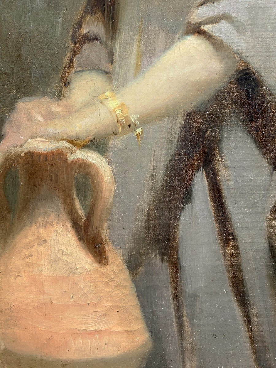 Charles Landelle (1821-1908) - Jeune Orientale-photo-2