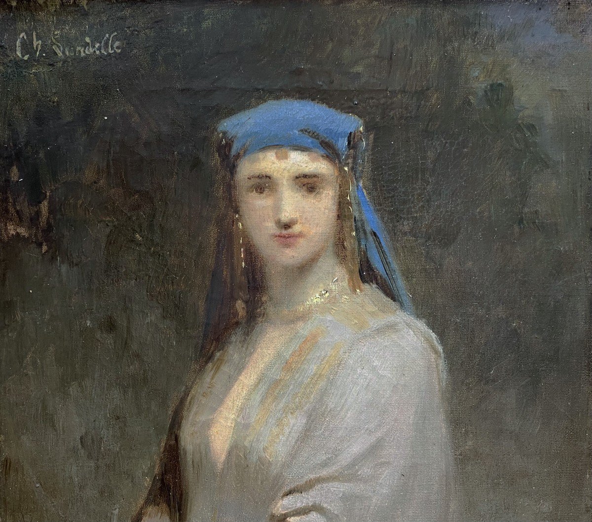 Charles Landelle (1821-1908) - Jeune Orientale-photo-4