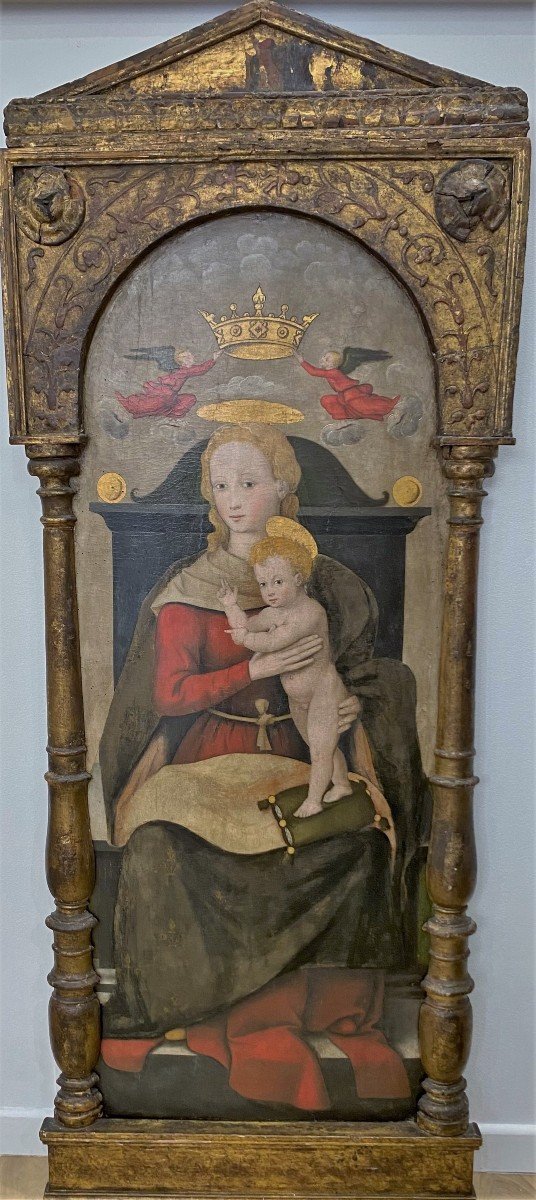 Juan De Borgoña (ca.1470-1534) Circle - Virgin And Child