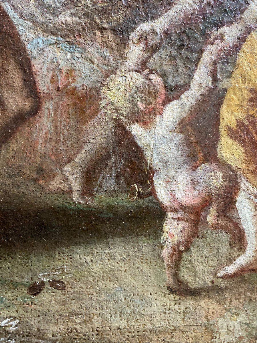 Jacques-philippe Caresme (1734-1796) Attribué à - Danse Bacchanale-photo-1