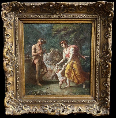 Jacques-philippe Caresme (1734-1796) Attribué à - Danse Bacchanale-photo-2