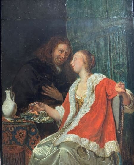 Frans I Van Mieris (1635-1681) Et Atelier - Le Déjeuner d'Huîtres-photo-2