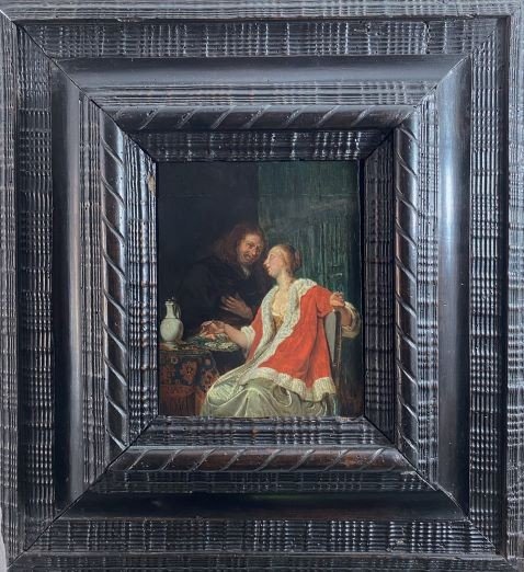Frans I Van Mieris (1635-1681) Et Atelier - Le Déjeuner d'Huîtres